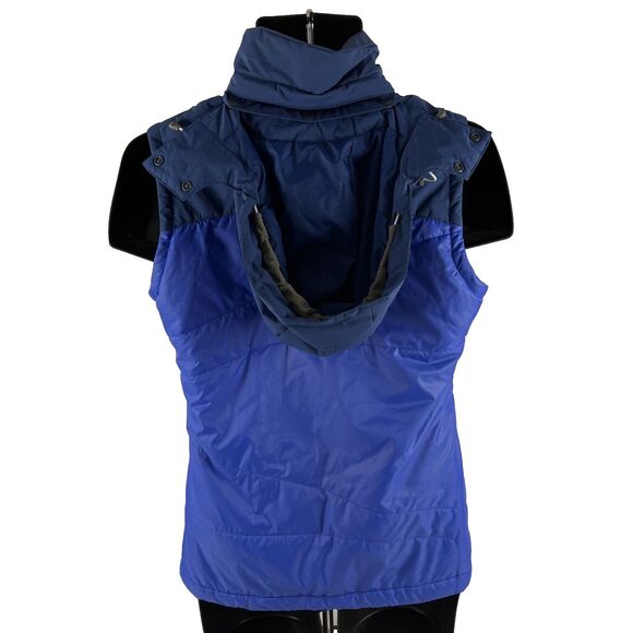 Women’s Mammut Pertex Microlight Zip Blue Hood Ajungilak Vest Jacket Size S - Picture 4 of 9